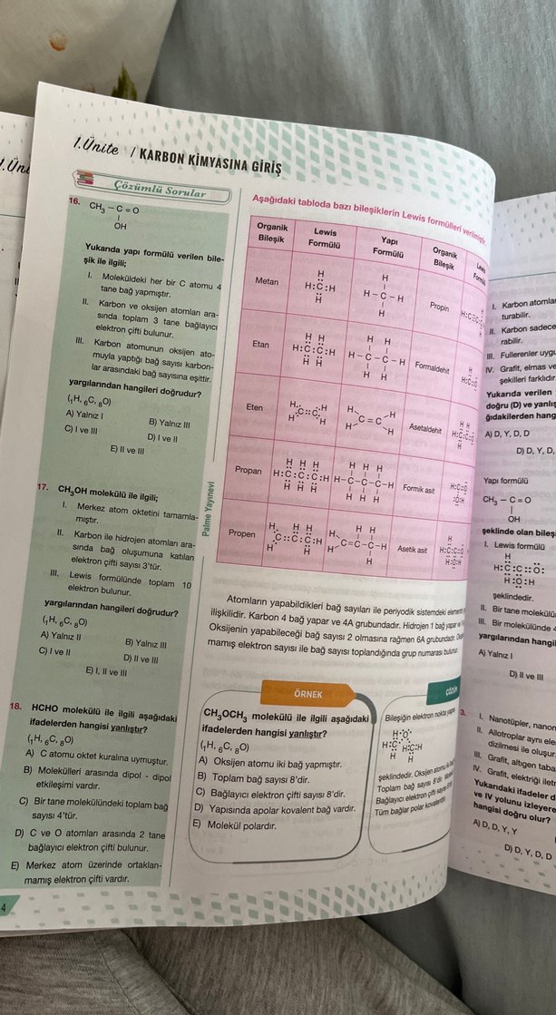 YKS AYT Organik Kimya Konu Anlatımlı Kitap - Görsel 3