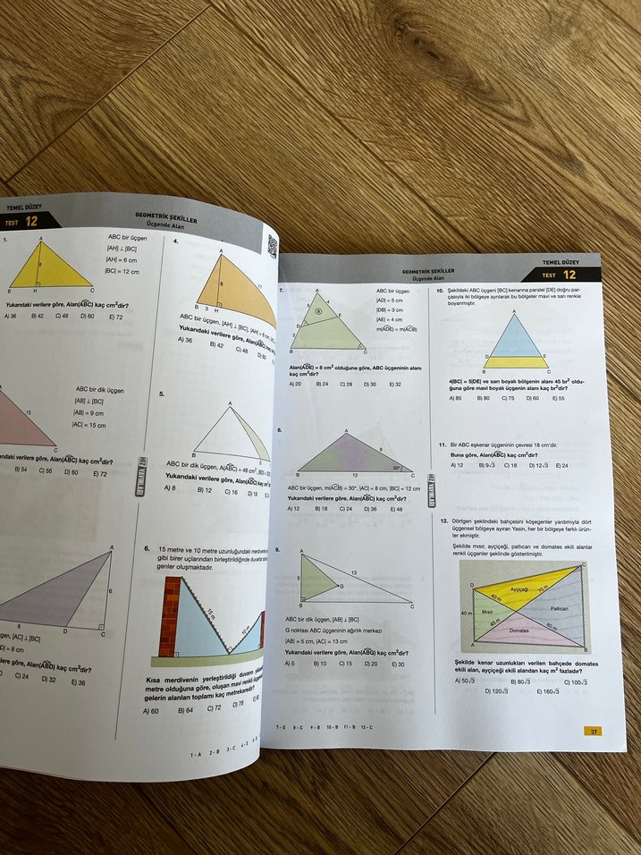 10. Sınıf Matematik Soru Bankası hiç çözülmedi - Görsel 2