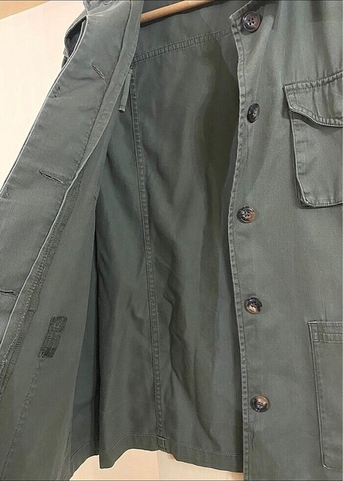 H&M ceket haki yeşil - Görsel 2
