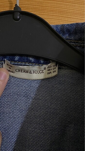 Kadın kot tünik - Görsel 2