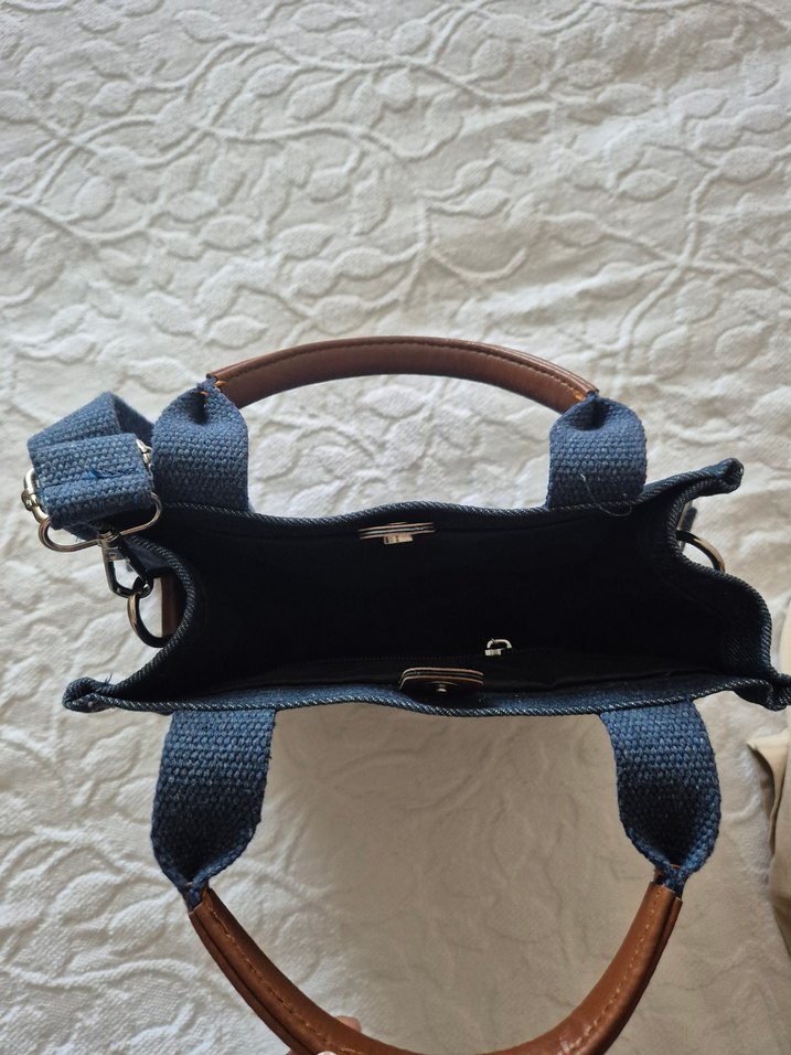 Lacivert Denim Kadın Çanta - Görsel 2