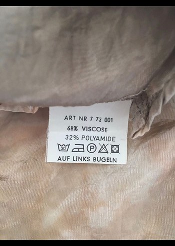 38 Beden camel Renk Vintage Düğmeli Bej Kadın Gömlek