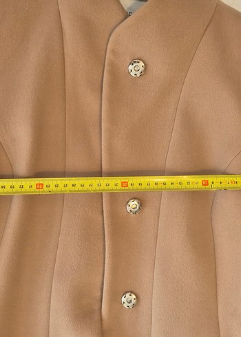 İpekyol Bej Midi Düğmeli Kaban - Görsel 9