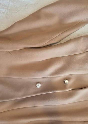 İpekyol Bej Midi Düğmeli Kaban - Görsel 6