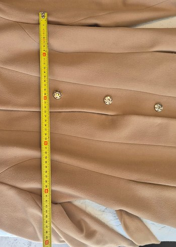 İpekyol Bej Midi Düğmeli Kaban - Görsel 10