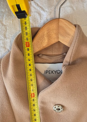 İpekyol Bej Midi Düğmeli Kaban - Görsel 8