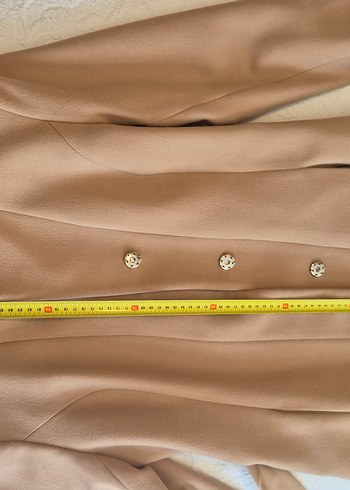 İpekyol Bej Midi Düğmeli Kaban - Görsel 7