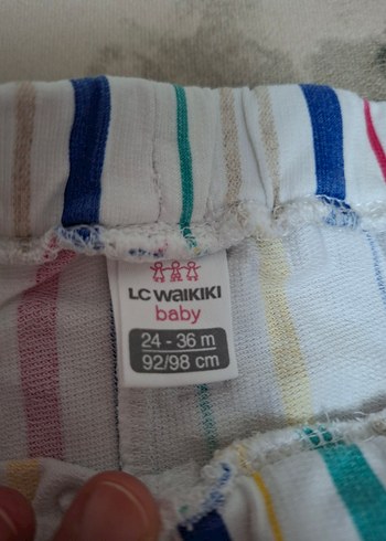 Çok Renkli Çizgili Cepli Kız Şortu - Görsel 7