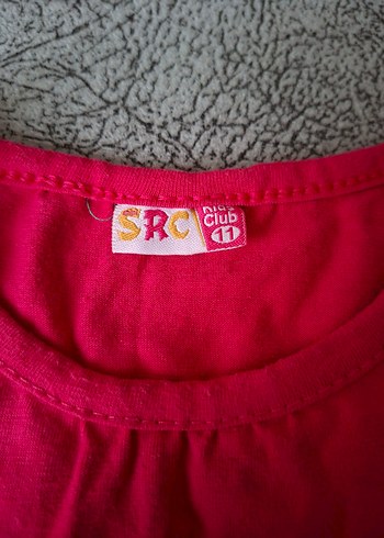 Kız Çocuk Pembe Payetli Baskılı Tişört - Görsel 6