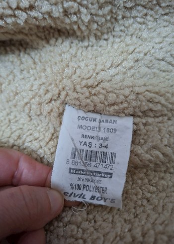 Kürk Detaylı Kamuflaj Kapüşonlu Erkek Çocuk Mont - Görsel 8