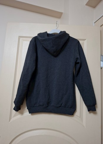 Erkek Çocuk Antrasit Kapüşonlu Sweatshirt - Görsel 4