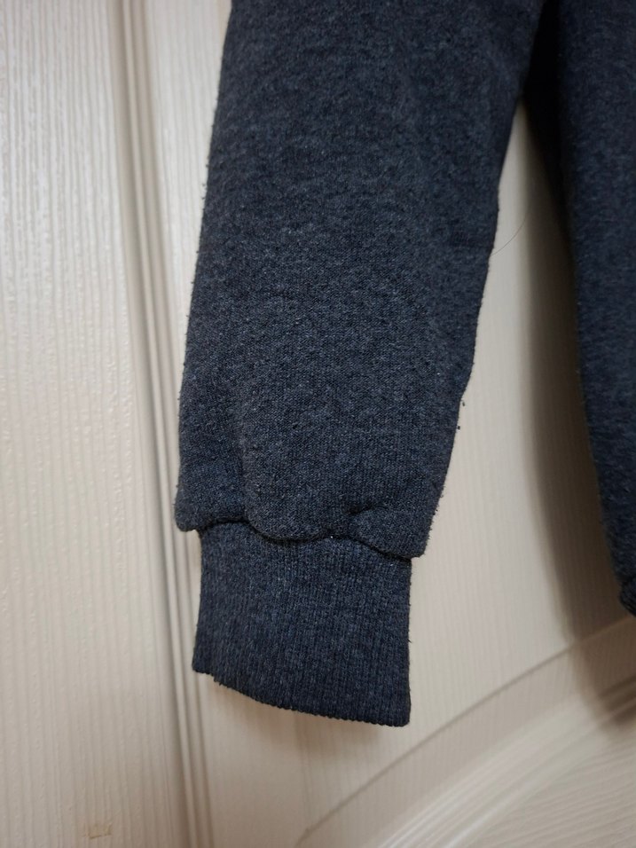 Erkek Çocuk Antrasit Kapüşonlu Sweatshirt - Görsel 2