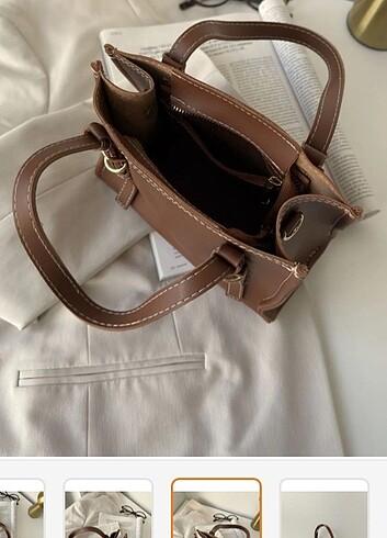  Beden Askılı Mini tote çanta