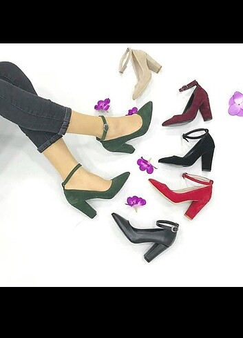 35 Beden Bilekten bağcıklı stiletto