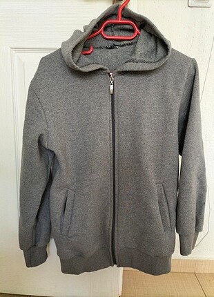 Kapüşonlu hırka sweatshirt