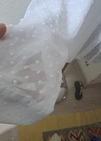 Diğer Düğmeli Beyaz Uzun Kollu Pamuklu Gömlek