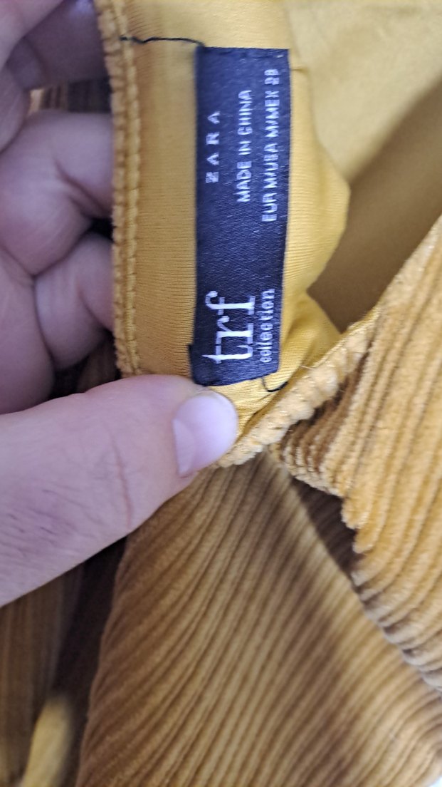 Kadın Sarı Keten Midi Boy Askılı Elbise - Görsel 3