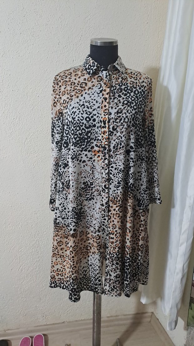 Bohem Leopar elbıse - Görsel 2