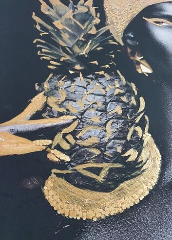 Kanvas Simli 3 adet 50×70 kabartmalı tablo - Görsel 7