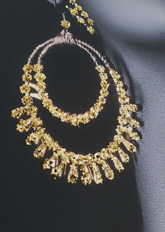 Kanvas Simli 3 adet 50×70 kabartmalı tablo - Görsel 2