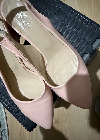 Pembe Tokalı Stiletto Kadın Ayakkabı - Görsel 5