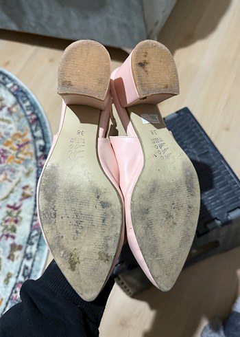 Pembe Tokalı Stiletto Kadın Ayakkabı - Görsel 4