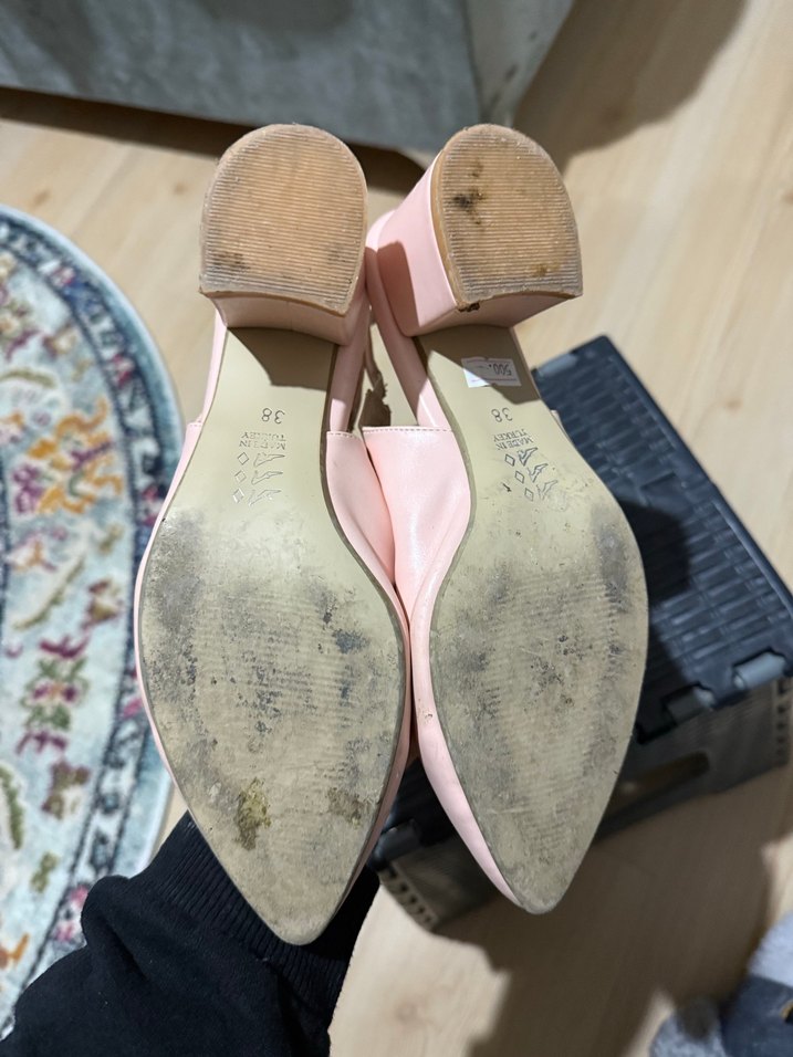 Pembe Tokalı Stiletto Kadın Ayakkabı - Görsel 4