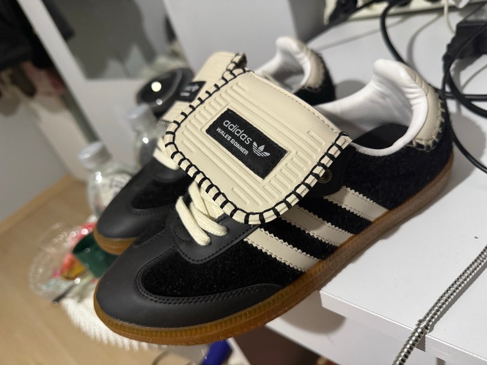 Adidas Siyah Kadın Spor Ayakkabı Velcro - Görsel 2