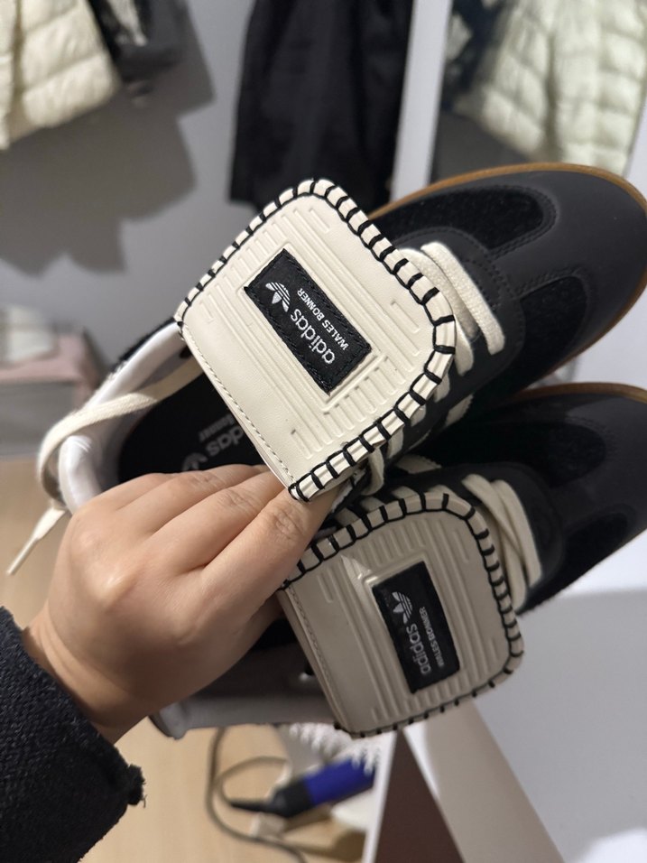 Adidas Siyah Kadın Spor Ayakkabı Velcro - Görsel 5