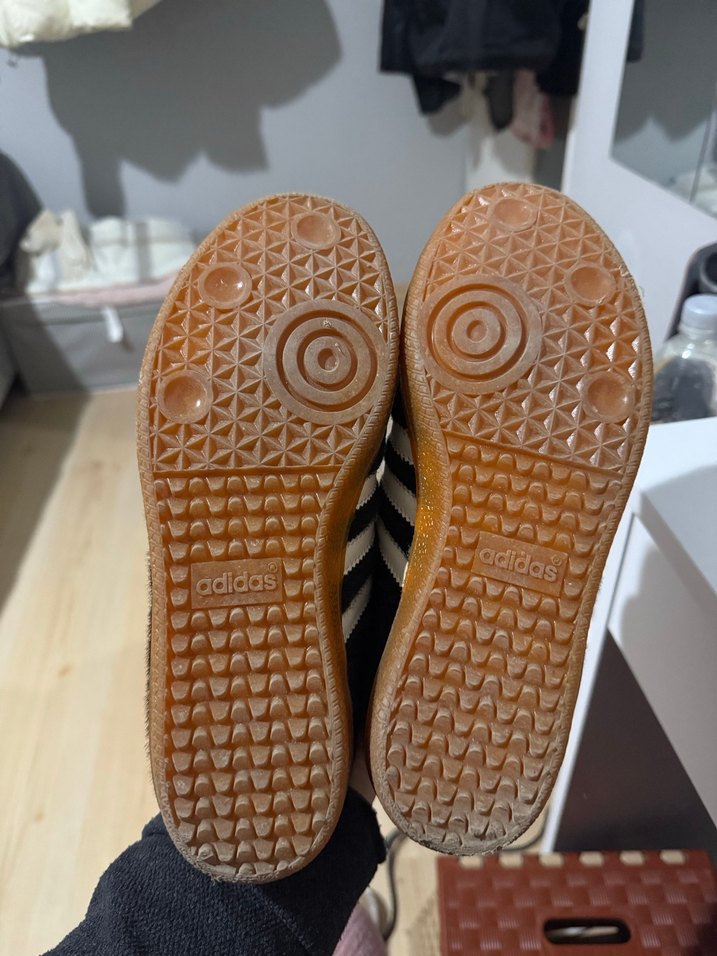 Adidas Siyah Kadın Spor Ayakkabı Velcro - Görsel 4