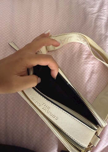 Kadın Beyaz Deri Omuz Çantası - Görsel 3