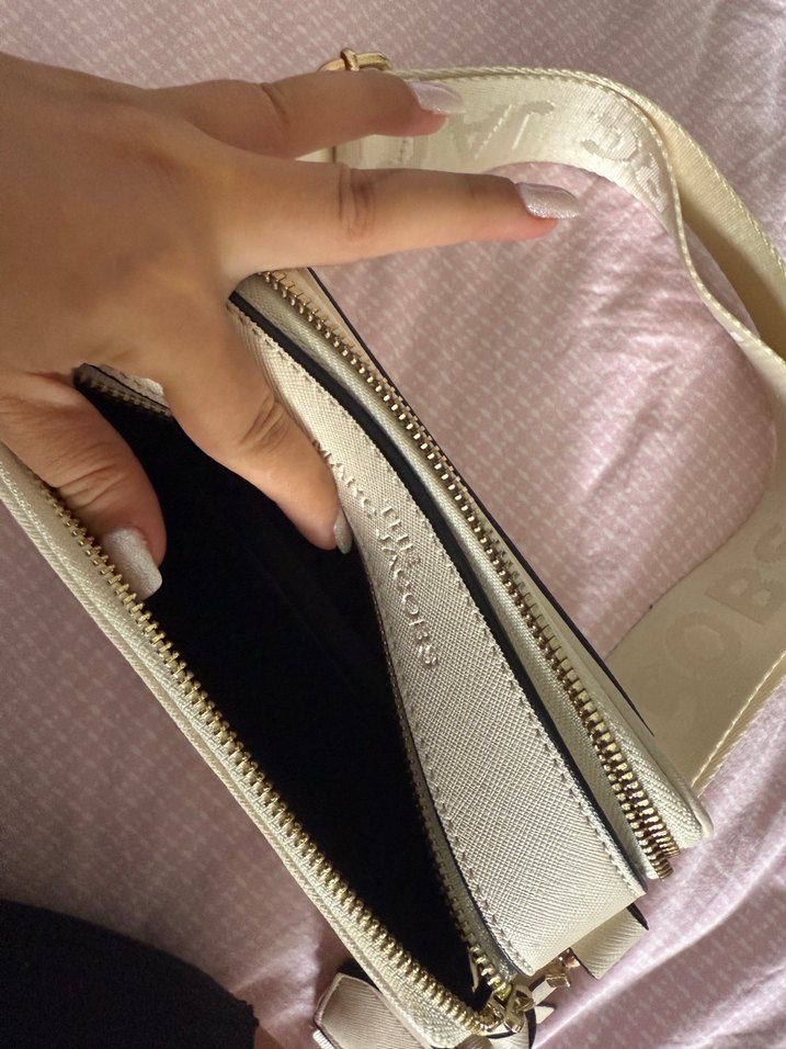 Kadın Beyaz Deri Omuz Çantası - Görsel 5