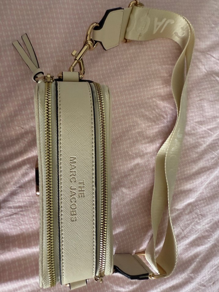 Kadın Beyaz Deri Omuz Çantası - Görsel 2