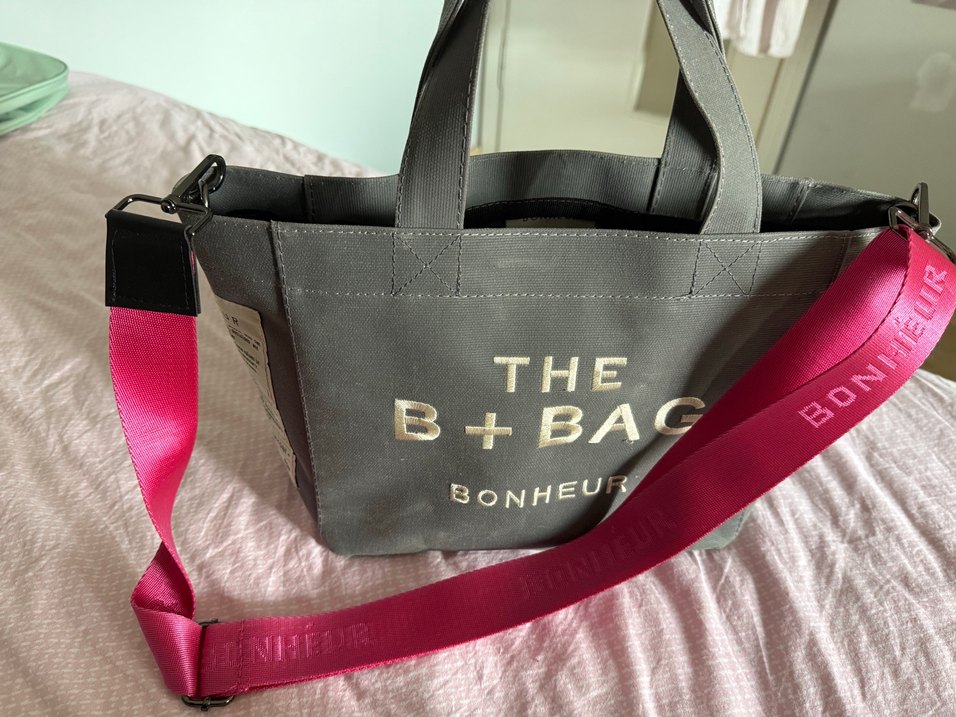 Gri Kadın Omuz Çantası - Buckle Detaylı - Görsel 2