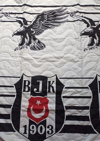 BJK Baskılı Çocuk yatak örtüsü pike - Görsel 2