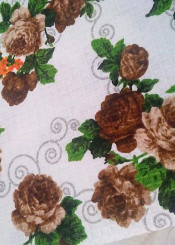 Kahverengi Çiçek Desenli Brielle Ç.K.Pike - Görsel 5