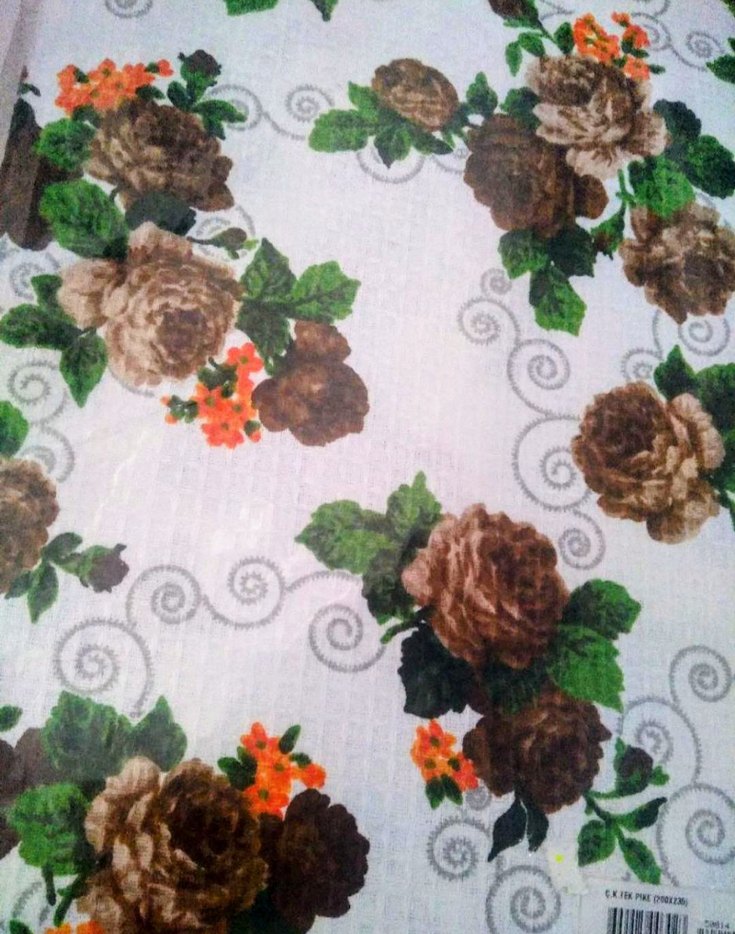 Kahverengi Çiçek Desenli Brielle Ç.K.Pike - Görsel 2