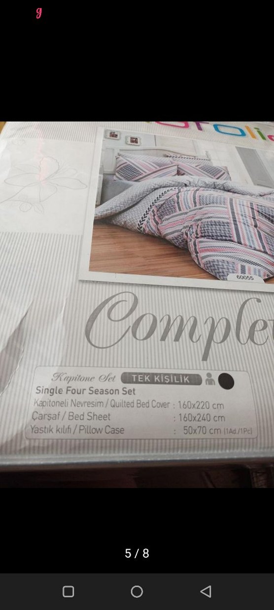 Anatolia Tek kişilik Dört mevsim Pike takımı - Görsel 5