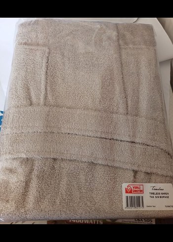 Karaca Timeles Bej Bohem Tarzı Bornoz - Görsel 5