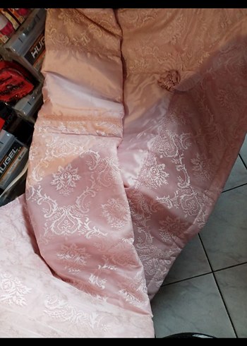 Nakışlı Pembe Yatak Örtüsü - Görsel 8