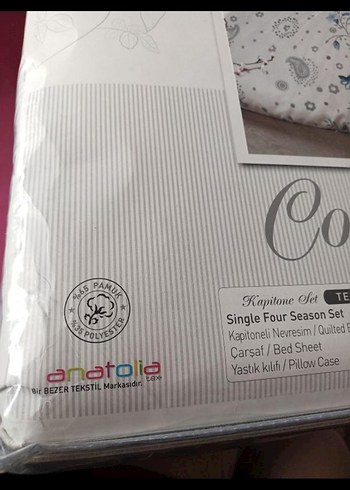 Anatolia Tek Kişilik 4mevsim Kapitoneli Pike takımı - Görsel 7