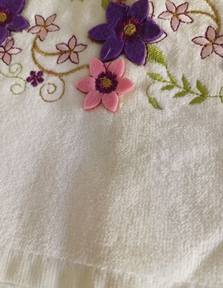 Nakışlı Bohem Çok Renkli Havlu Seti - Görsel 4