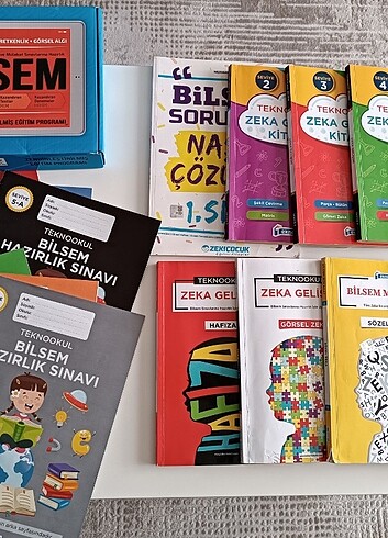 Bilsem hazırlık kitapları 