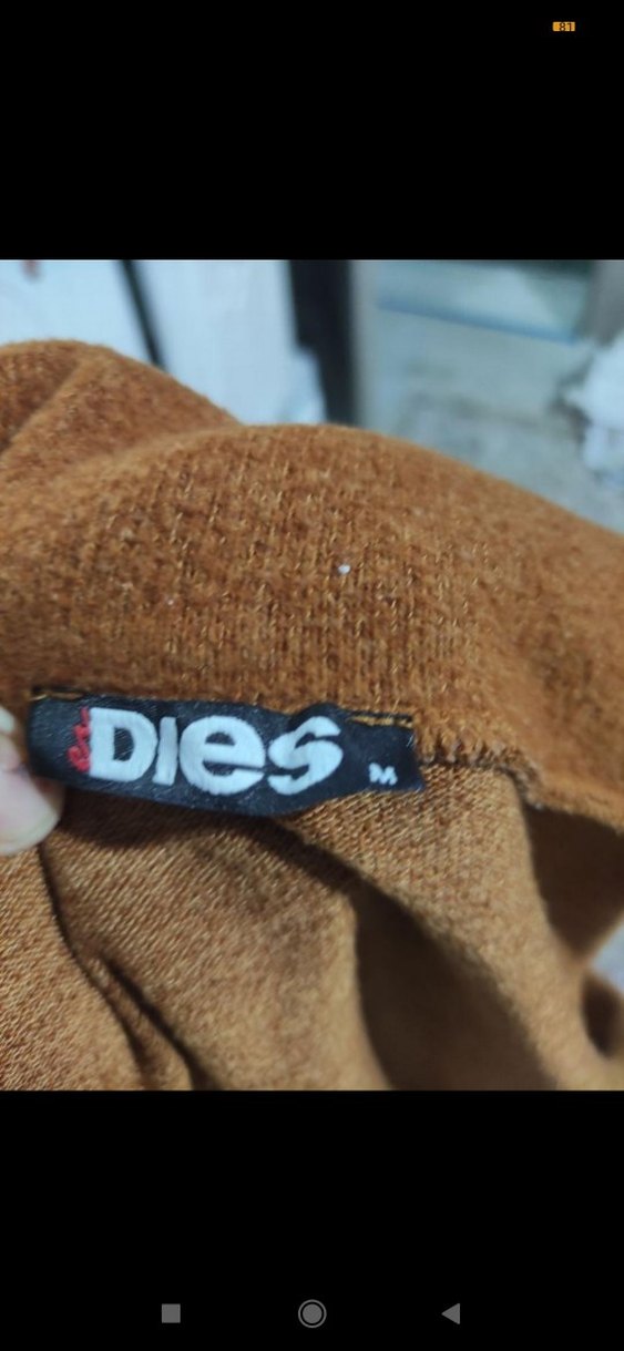 Bohem Tarzj kahverengi Triko Boğazlı Kazak - Görsel 4