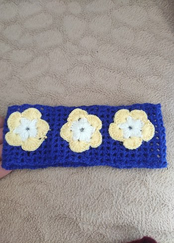 Renkli Nakışlı Örgü Çocuk Saç Bantları - Görsel 2