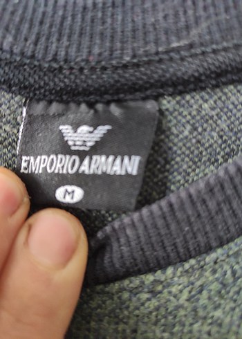 Erkek haki yesili Örgü Bisiklet Yaka Kazak - Görsel 4