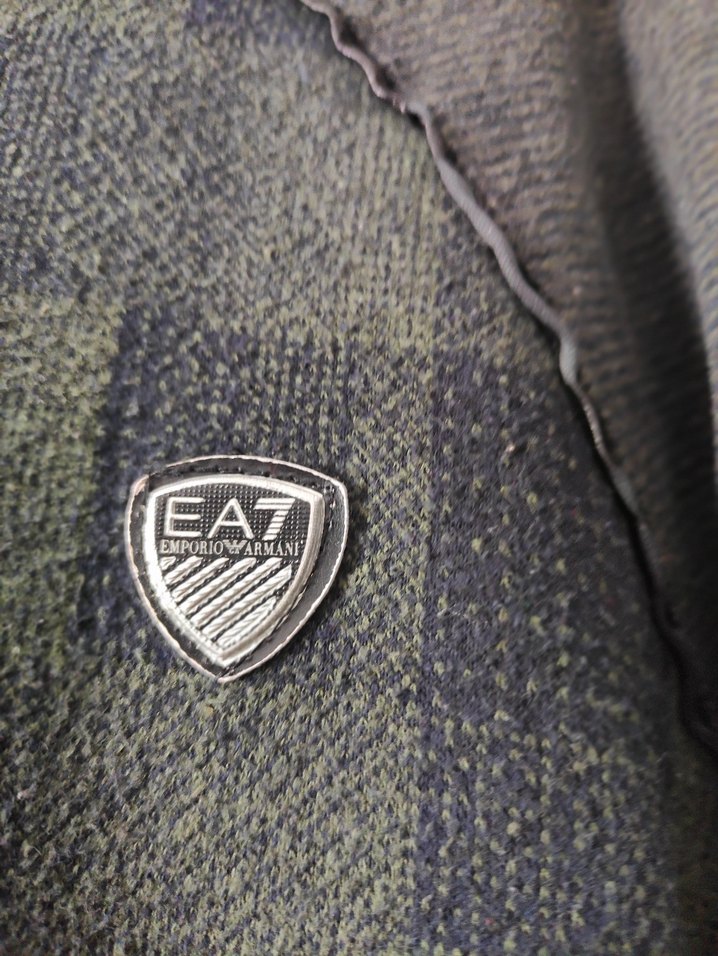 Erkek haki yesili Örgü Bisiklet Yaka Kazak - Görsel 3