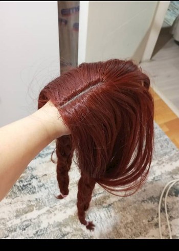 Beden Diger Bakır Kadın Uzun Dalgalı Sentetik Peruk