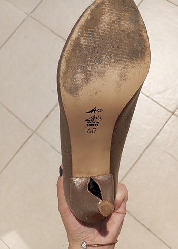 40 Beden Simli Stiletto Topuklu Ayakkabı
