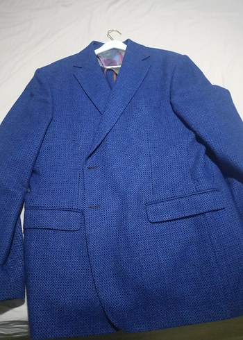 Erkek Koyu Mavi Düğmeli Ceket - Görsel 4